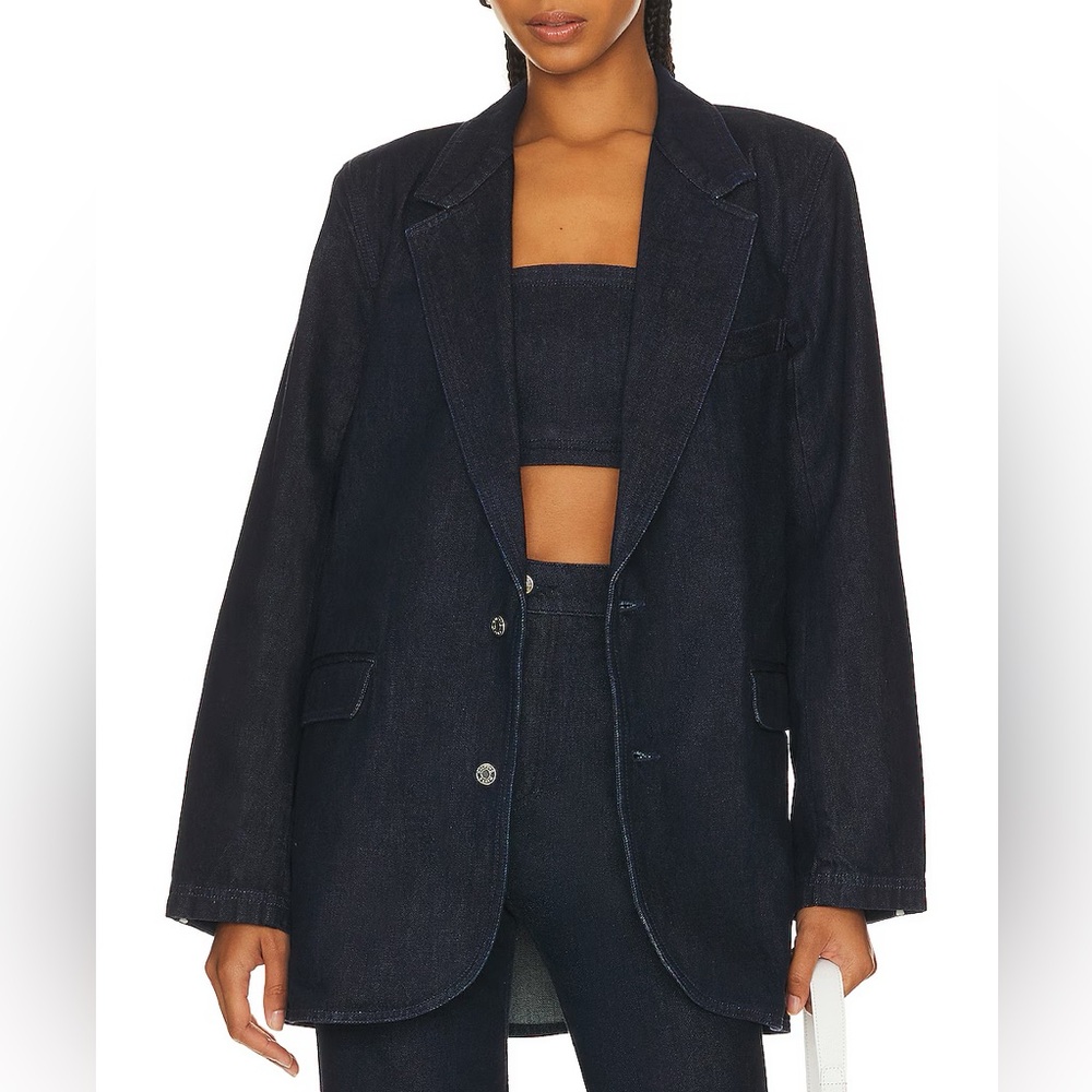 NWT Denim Blazer by GRLFRND